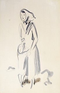Bohumil Ullrych (1893 - 1948) - Žena a dítě
