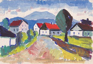 Václav Haise (1903 - 1990) - Venkovská ulice