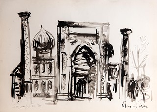 Alois Pitrmann (1911 - 1986) - Samarkand, Tímúr