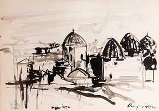 Alois Pitrmann (1911 - 1986) - Samarkand, Šáh-e Zinda, mauzoleum