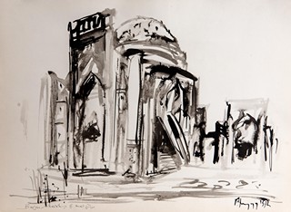 Alois Pitrmann (1911 - 1986) - Buchara, mauzoleum B. Nadžíma