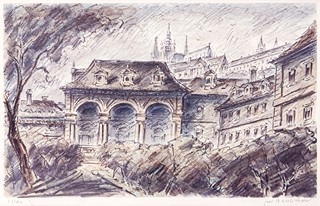 Jan B. Melichar (1908 - 1994) - Pod Pražským hradem