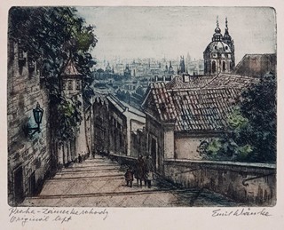 Emil Wanke (1901) - Praha - Zámecké schody