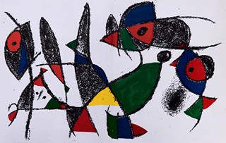 Joan Miró (1893 - 1983) - Bez názvu (z Lithographe II)