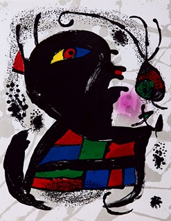 Joan Miró (1893 - 1983) - Bez názvu (z Litografhe III)