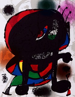 Joan Miró (1893 - 1983) - Bez názvu (z Lithographe III)