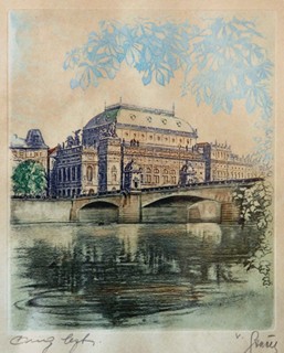 Václav Souček (1887 - 1941) - Národní divadlo v Praze