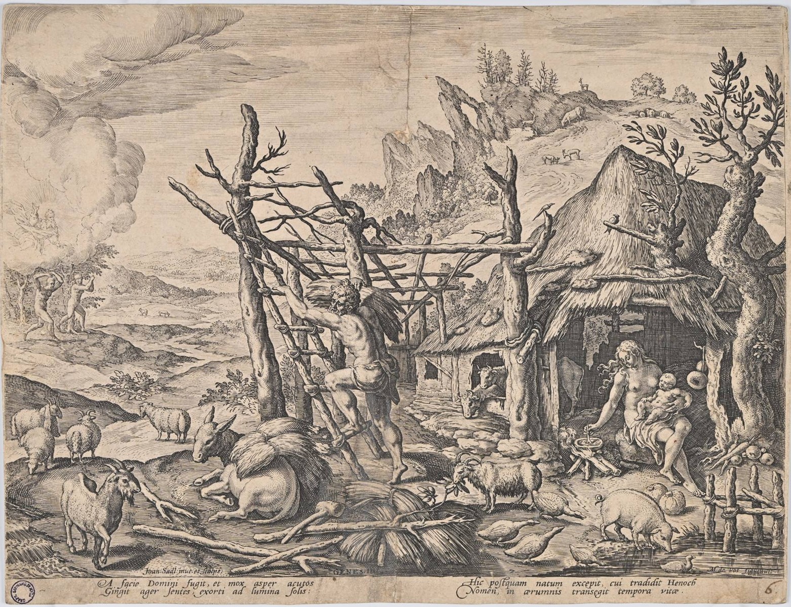 "A FACIE DOMINI FUGIT" (THE LINE OF CAIN)