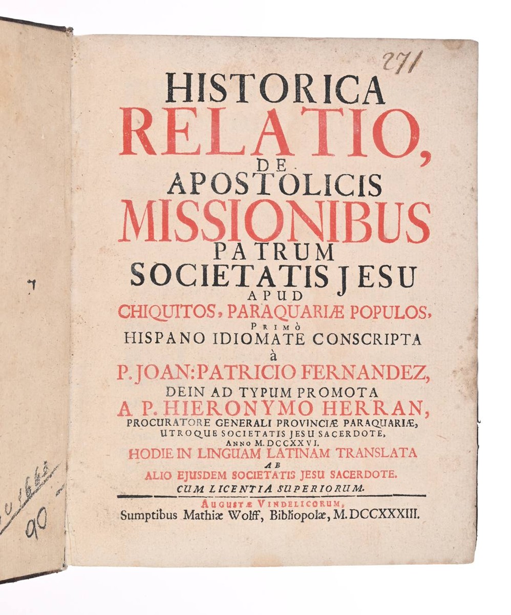 HISTORICA RELATIO, DE APOSTOLICIS MISSIONIBUS PATRUM SOCIETATIS JESU