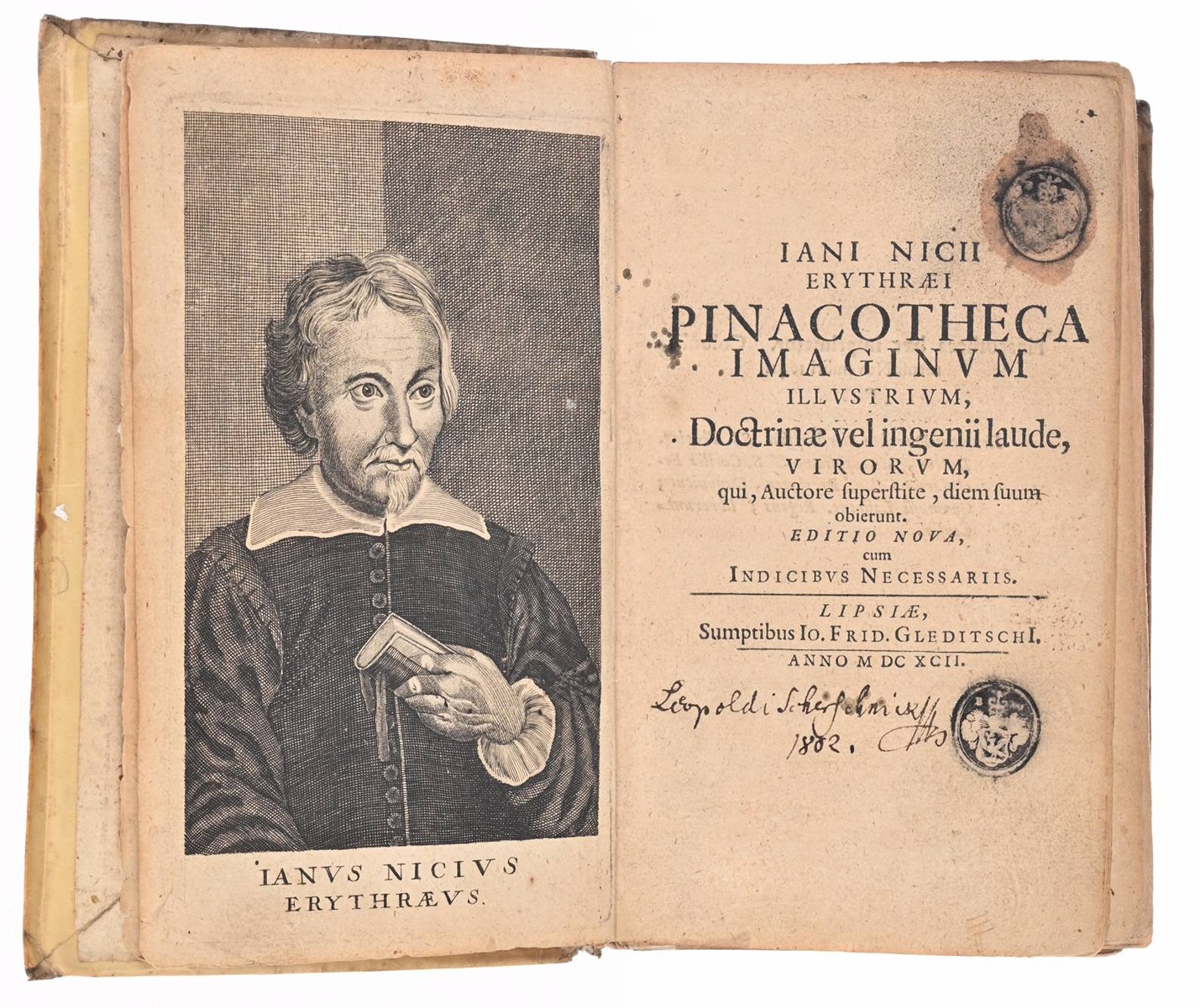 PINACOTHECA IMAGINUM ILLUSTRIUM, DOCTRINAE VEL INGENII LAUDE, VIRORUM