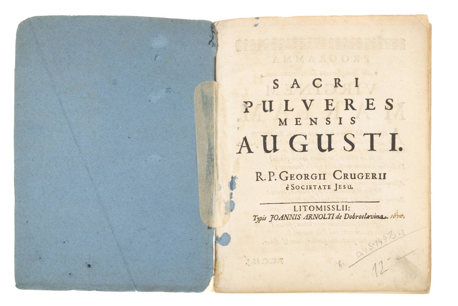 SACRI PULVERES MENSIS AUGUSTI