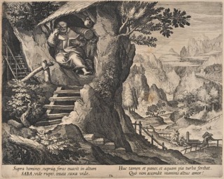 LIVES OF THE HERMITS - 22 SHEETS FROM THE SERIES ORACULUM ANACHORETICUM