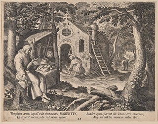 LIVES OF THE HERMITS - 22 SHEETS FROM THE SERIES ORACULUM ANACHORETICUM