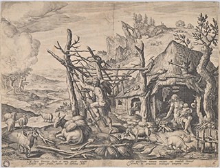 "A FACIE DOMINI FUGIT" (THE LINE OF CAIN)