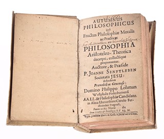 AUTUMNUS PHILOSOPHICUS, QVAESTIONES THEOLOGICAE A HOCHWICHTIGES UND SCHRIFFTMÄSSIGES EXAMEN
