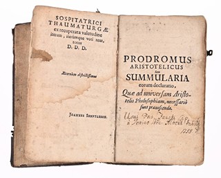 PRODROMUS ARISTOTELICUS A THESES EX PHILOSOPHIA RATIONALI