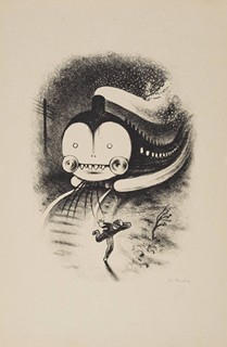 SPOOKS – FEAR HAS BIG EYES: AN ALBUM OF EIGHT LITHOGRAPHS