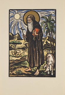 A SET OF 7 WOODCUTS
