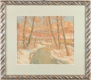 LANDSCAPE WITH A STREAM