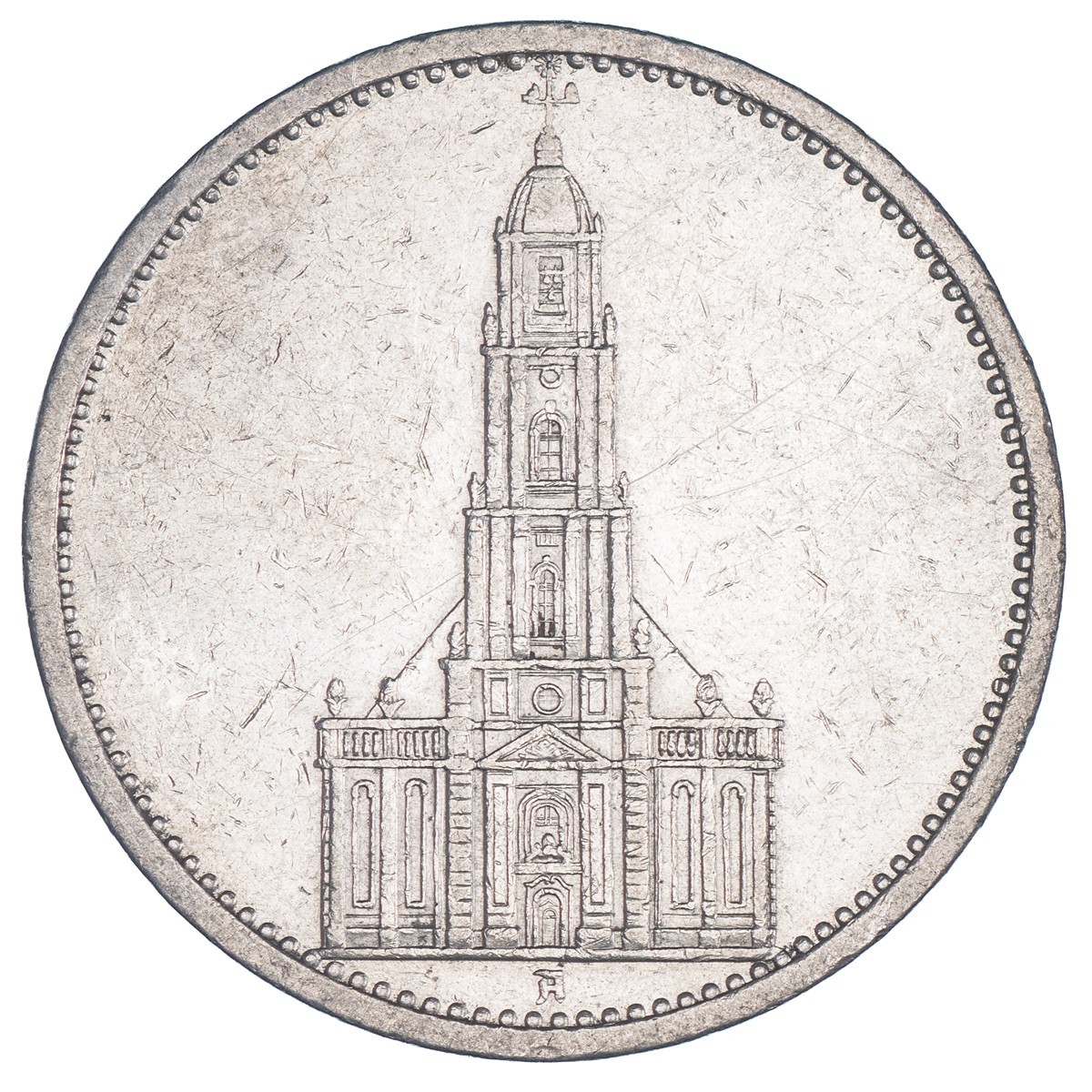 Německo Říšská 5 marka 1934 "A"