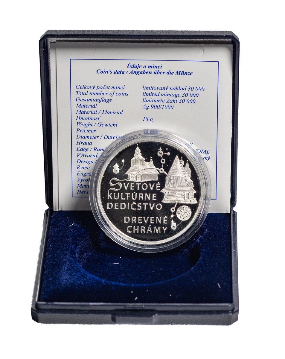 10 euro Dřevěné chrámy 2010