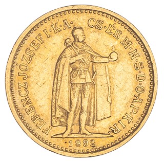 František Josef l., 10 koruna