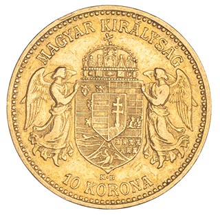 František Josef l., 10 koruna