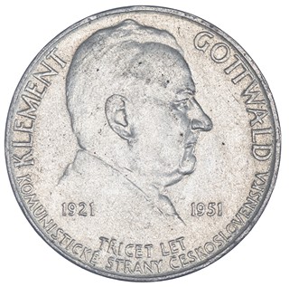 100 Kčs K.Gottwald 1951