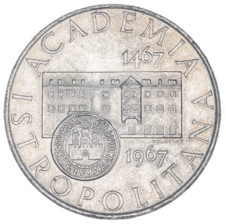 Pamětní mince 10 Kčs 1967 Bratislava