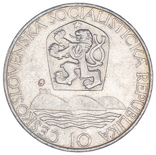 Pamětní mince 10 Kčs 1967 Bratislava