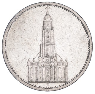 Německo Říšská 5 marka 1934 "A"