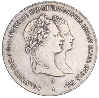 1/2 tolar 1854 A František Josef I.