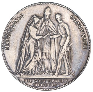 1/2 tolar 1854 A František Josef I.