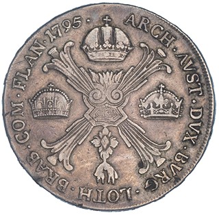 Křížový tolar František II. "H" 1795