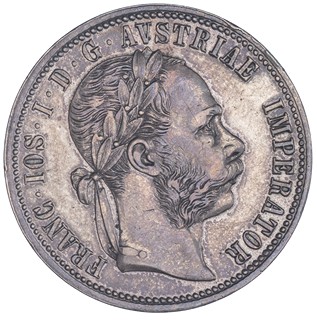 1 zlatník František Josef I. 1875
