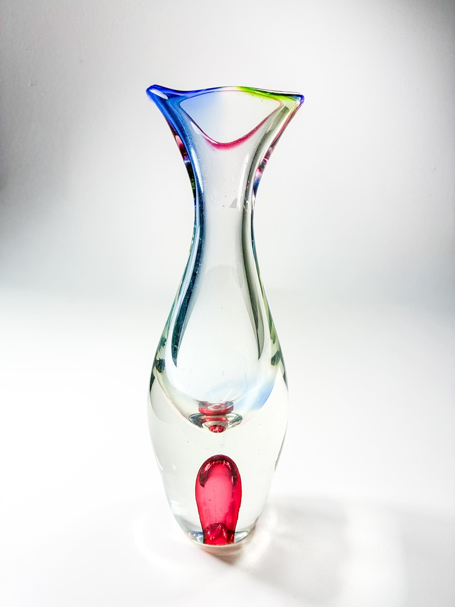 Hospodka Josef - Hutní váza barevná - kolekce Julie, 26 cm