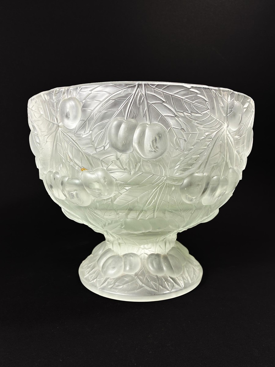 Inwald Josef - Art Deco mísa s třešněmi - Barolac, 22 cm