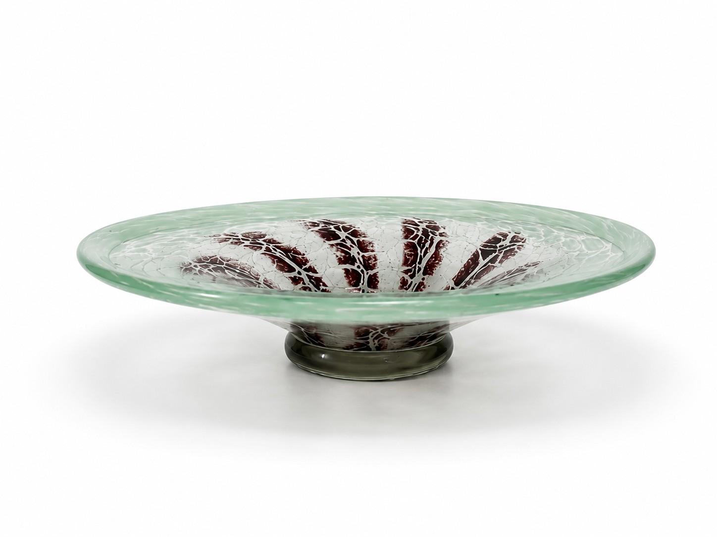 Wiedmann Karl - Ozdobný skleněný tác - Ikora glass, výška 5,5cm
