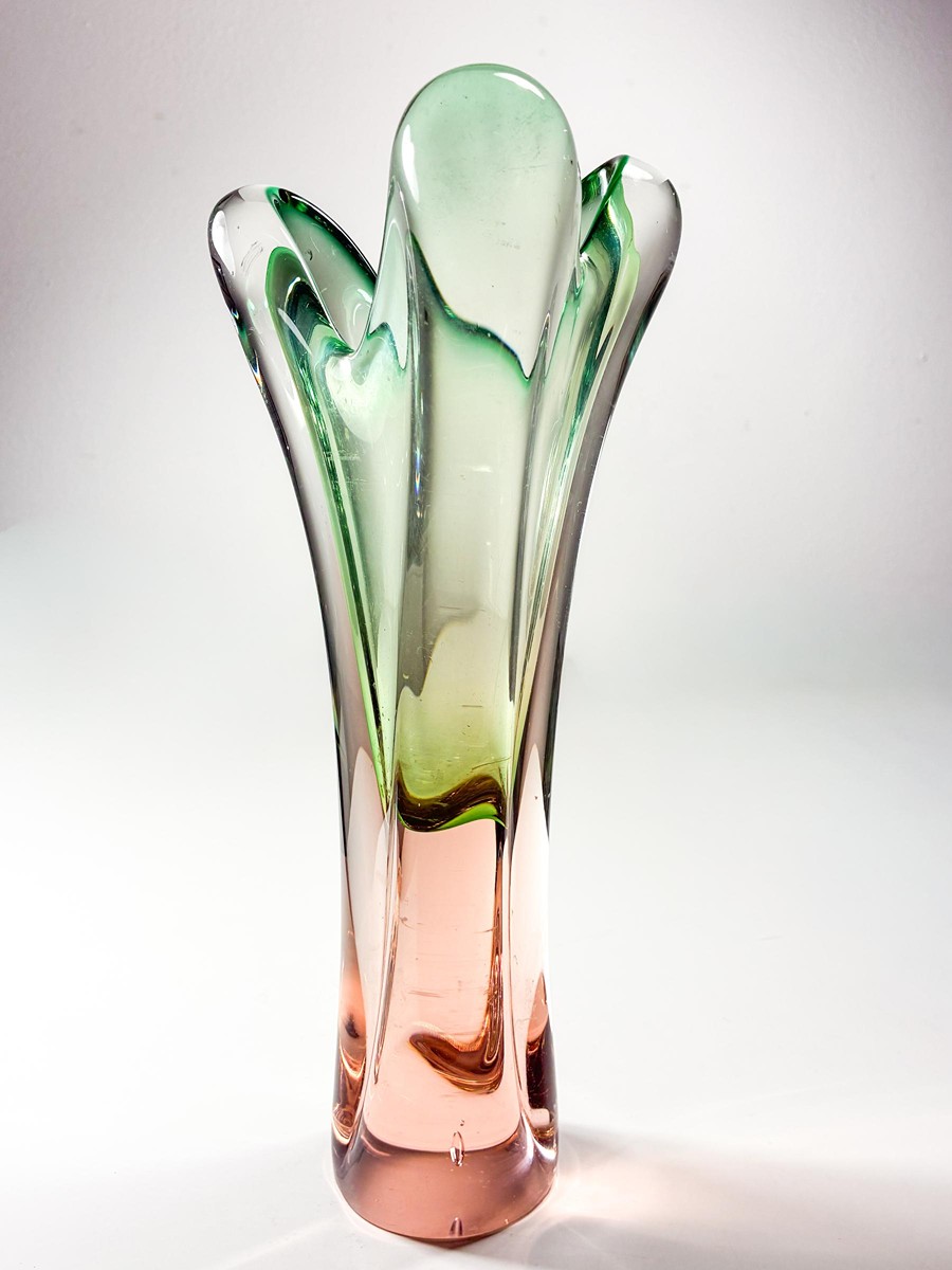 Hospodka Josef - Hutní váza, květ, 29 cm