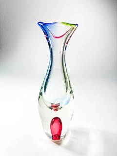 Hospodka Josef - Hutní váza barevná - kolekce Julie, 26 cm
