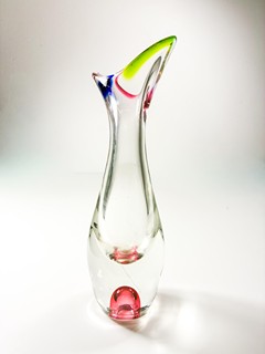 Hospodka Josef - Barevná hutní váza - kolekce Julie, 27 cm