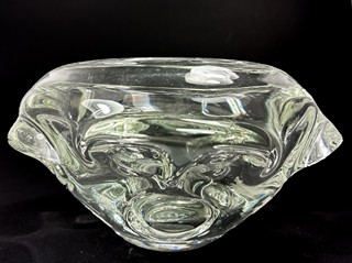 Jan Beránek - Hutní čirá miska, průměr 14 cm