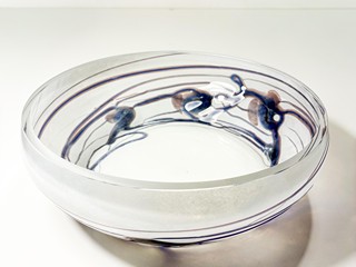 Dekorativní mísa s abstraktními prvky, průměr 27 cm