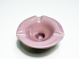 Růžový popelník, průměr 11,5 cm