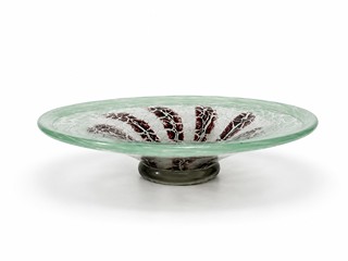Wiedmann Karl - Ozdobný skleněný tác - Ikora glass, výška 5,5cm