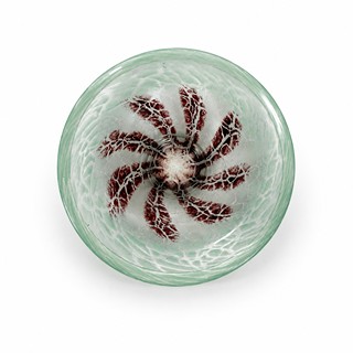 Wiedmann Karl - Ozdobný skleněný tác - Ikora glass, výška 5,5cm