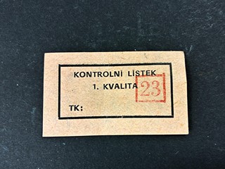 Moser - Sada šesti sklenic Moser- Bruno Morbelli
