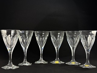 Moser - Sada sklenic Moser- papežský brus, 15 cm