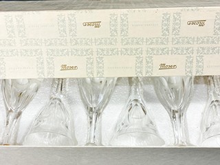 Moser - Sada sklenic Moser- papežský brus, 15 cm