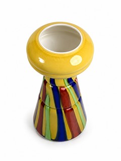 Velká váza s barevnými pruhy, 38 cm